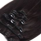 Long Curly Wavy Clip In Human Hair Extensions , Indian Remy Hair Extensions