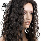 Black 100% Virgin Hair Lace Front Wigs , Light Wavy Lace Front Wigs Human Hair