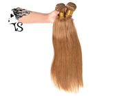 Ginger Blonde 7A 100% Mongolian Remy Hair Extensions Silky Straight 18 Inch